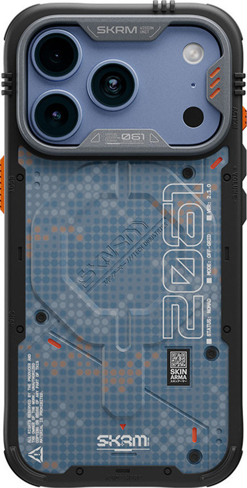İphone 18 Pro Max Uyumlu Kılıf M-Safe Şarj Özellikli Airbag Tasarımlı Vigor Xe Kapak Mavi