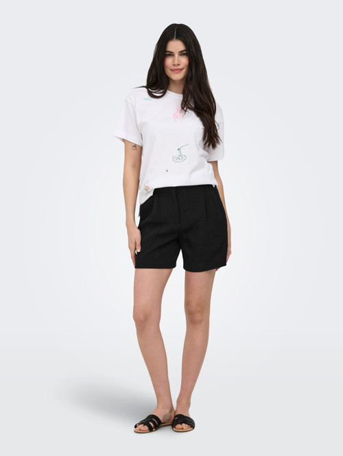 Onlita Hw Linen Look Kadın Şort 15370279