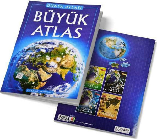 Büyük Atlas ( Atlası) Karton 1 Adet