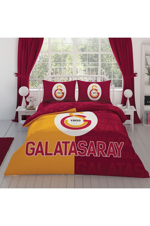 Taç Lisanslı Taç Parçali Logo Çift Kişilik Nevresim Takımı