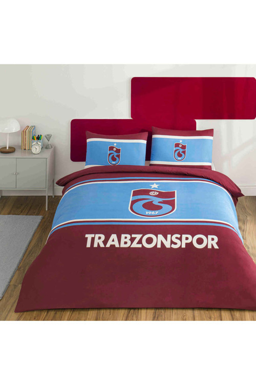 Lisanslı Trabzonspor Arma Pamuk Çift Kişilik Nevresim Takımı