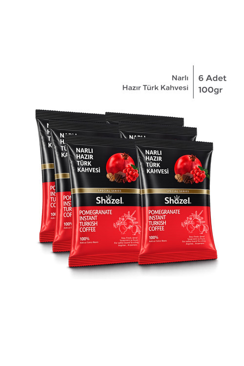 Hazır Türk Kahvesi | Narlı | 100 gr | 6 Paket