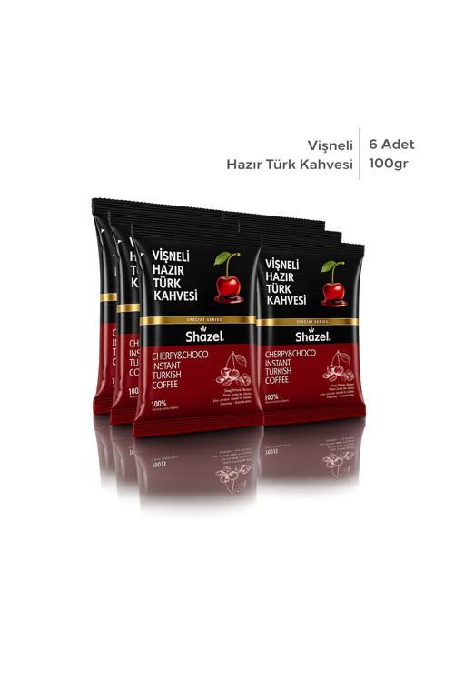 Hazır Türk Kahvesi | Vişneli | 100 gr | 6 Paket