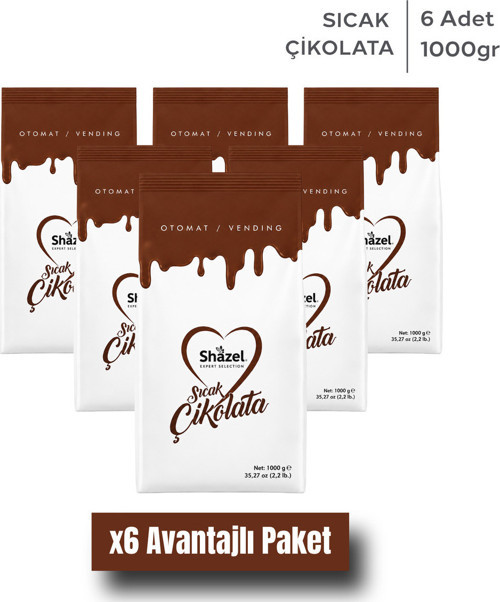 Vending | Sıcak Çikolata | 1000 gr | 6 Adet