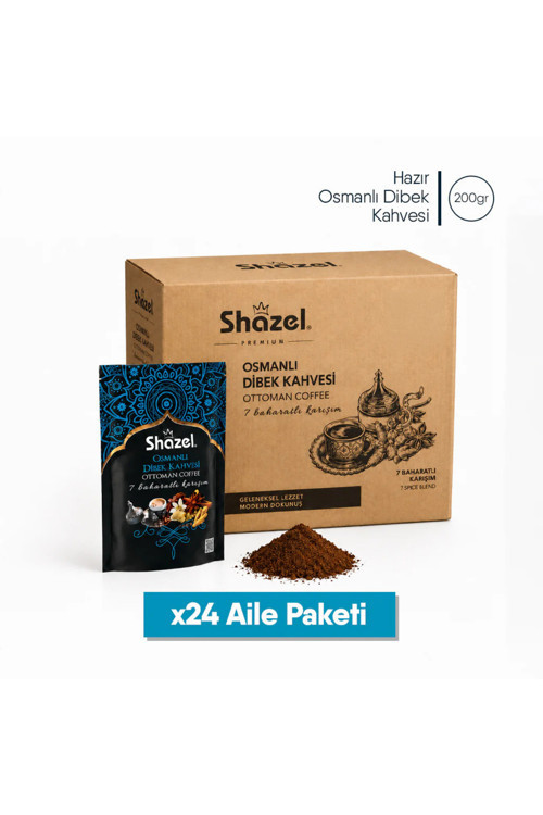 Hazır Osmanlı Dibek Kahvesi | Doypack | 200 gr | 24 Adet