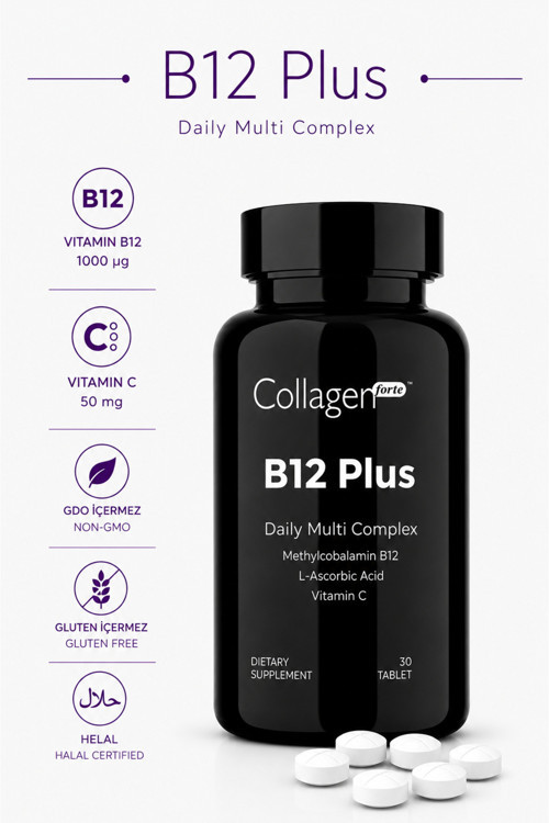 Vitamin B12 Plus Methylcobalamin & C Vitamini