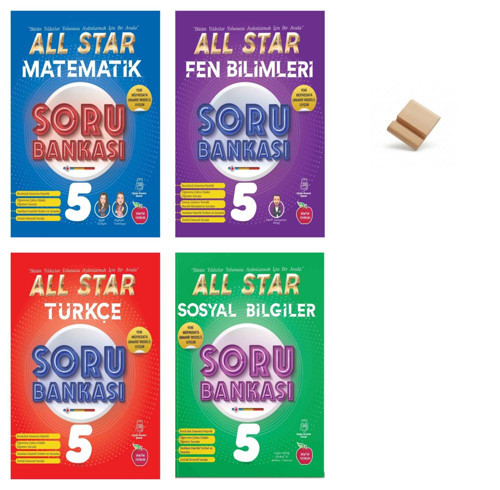 Newton 5. Sınıf 2027 Maarif All Star Matematik Fen Türkçe ve Sosyal 4lü Set Soru Bankası + Telefon Standı