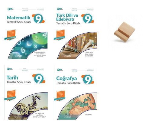 Palme 9. Sınıf 2027 MAARİF Matematik Edebiyat Tarih ve Coğrafya Tematik Soru Bankası 4lü Set