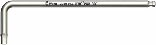 3950 PKL Allen Anahtar, inç, Paslanmaz, 9/64" x 130 mm