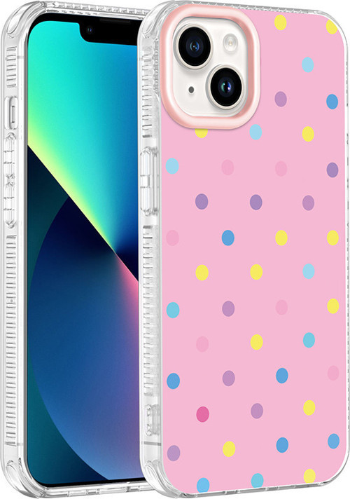 iPhone 15 Kılıf Airbag Tasarımlı Potik Sert PC Kılıf