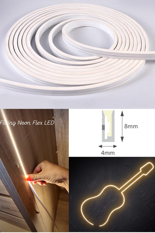 4mm Neon Led 4000K Natural 24V IP67