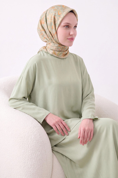 Soft Eşarp Paisley Çağla