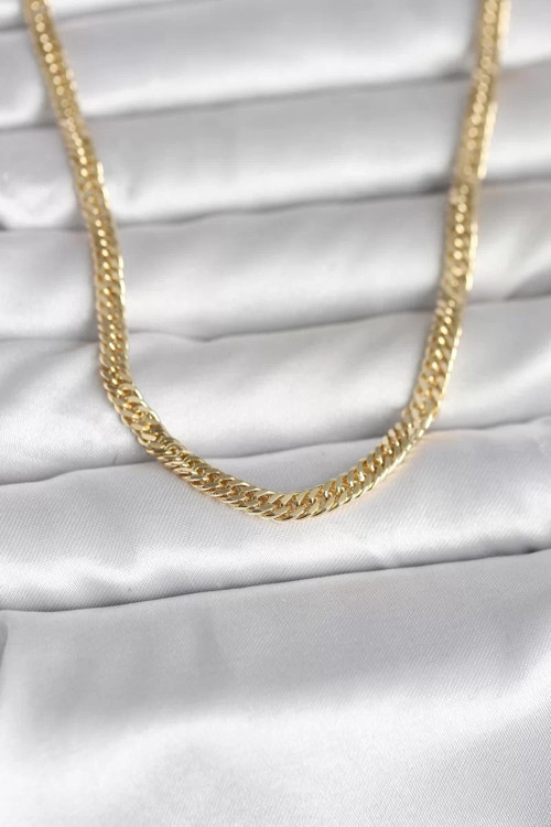 CM 14K Gold Renk Zincir Model 45 cm Kadın Kolye - TJ-BKO11004