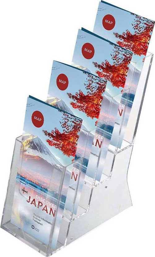 4 Katlı 1/3 A4 Masaüstü Broşürlük 10lu Paket