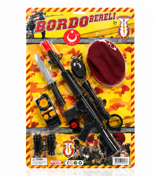 Bordo Bereli Askeri Oyun Seti
