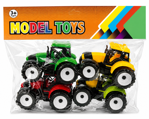 🚜 Model Toys 4’lü Oyuncak Traktör Seti