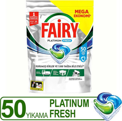 Platinum Fresh Bulaşık Makinesi Kapsülü 50 Yıkama