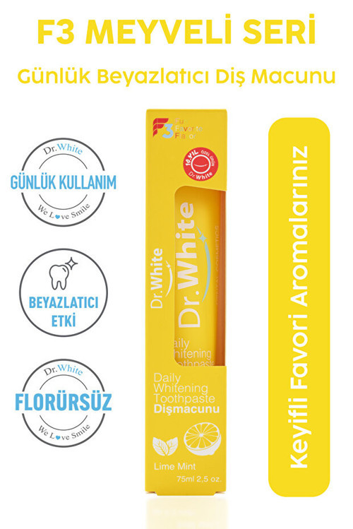 F3 Daily Whitening Nane Limon Diş Macunu 75 ml