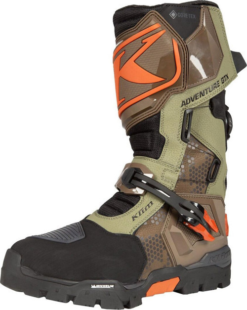 Adventure Gore-Tex Korumalı Motosiklet Botu Yeşil Gri