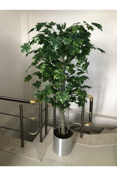 Yapay Ağaç Çınar Ağaç 180 Cm Metal Saksıda