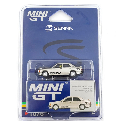1:64 Mercedes-Benz 190 E 2.3-16 #11 Ayrton Senna 1984 MGT01076-BL Blister Paket