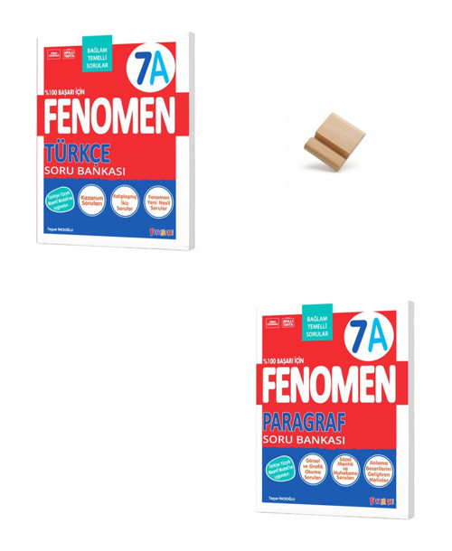 Fenomen 7. Sınıf Maarif 7A Türkçe ve Paragraf Soru Bankası + Telefon Standı
