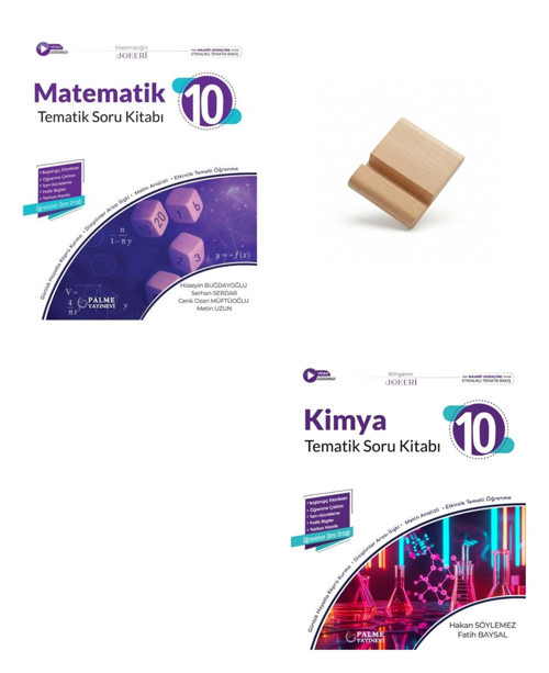 Palme 10. Sınıf 2027 Maarif Matematik ve Kimya Tematik Soru Bankası + Telefon Standı