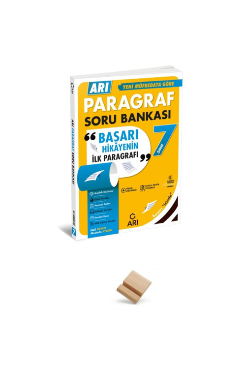 Arı 7. Sınıf 2027 Maarif Paragraf Soru Bankası + Telefon Standı