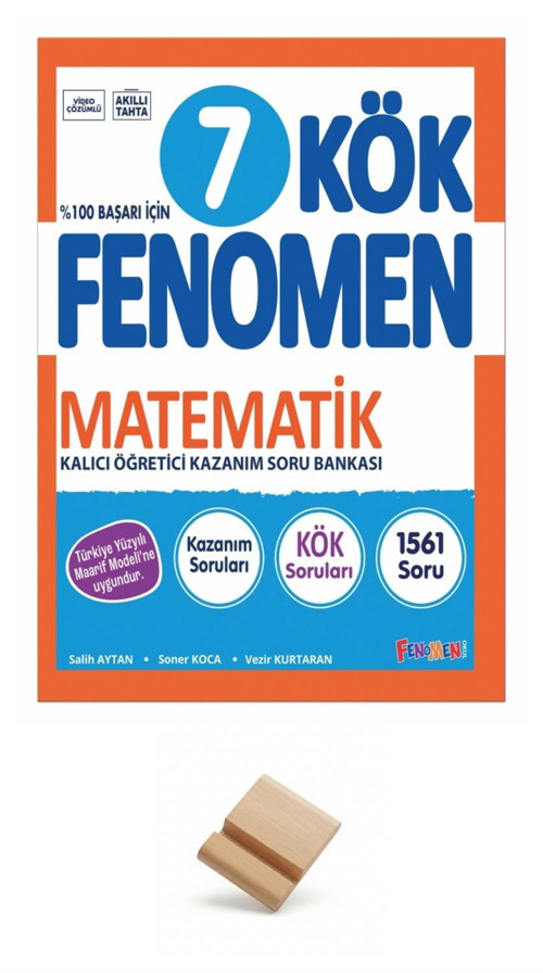 Fenomen 7. Sınıf Maarif Kök Matematik Soru Bankası + Telefon Standı