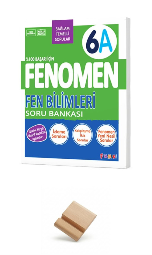 Fenomen 6. Sınıf Maarif 6A Fen Bilimleri Soru Bankası + Telefon Standı