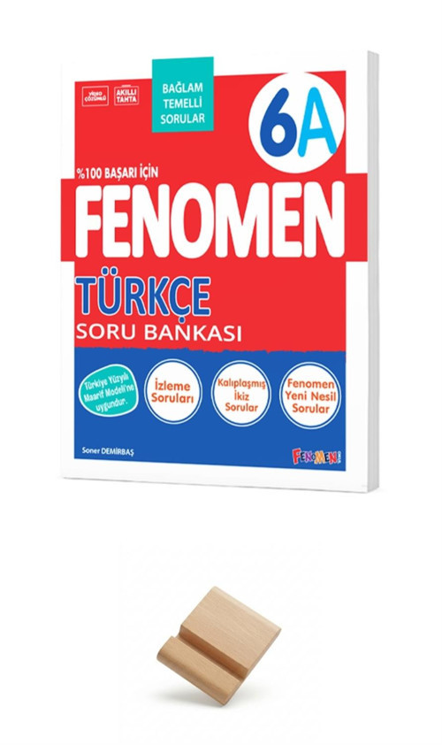 Fenomen 6. Sınıf Maarif 6A Türkçe Soru Bankası + Telefon Standı