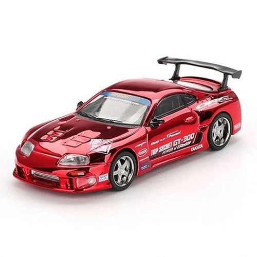 1/64 Toyota Supra (A80) Top Secret GT-300 Red Chrome