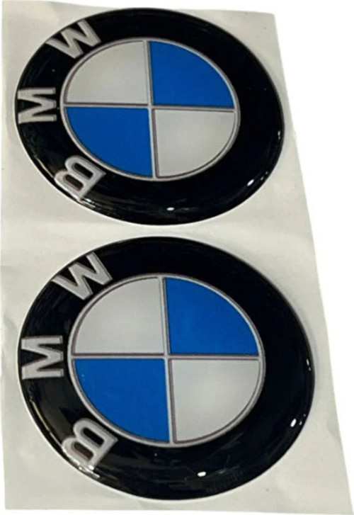 BMW Logo Damla Etiket Sticker 4,5 cm 2'Li