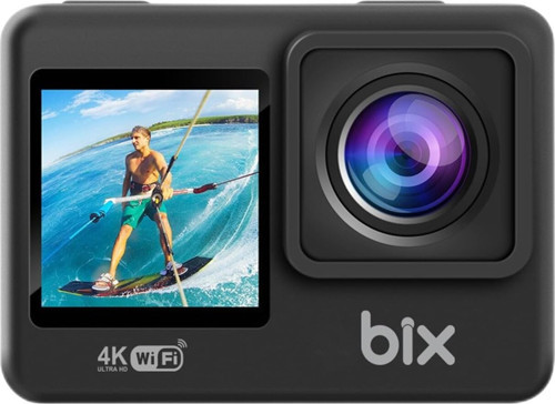 Pulse Dual 4K 30FPS 20MP Wi-Fi Aksiyon Kamerası Dokunmatik Ekran Su Geçirmez Bisiklet Motosiklet Kask Su Altı ve Vlo