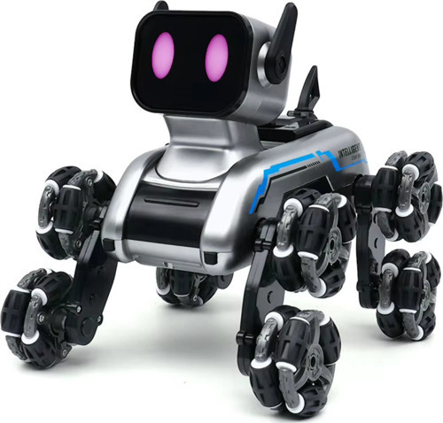 Blic BRB2 Akıllı Robot Köpek Uzaktan Kumandalı Jest Kontrollü RGB Işıklı ve Sis Efektli Akrobatik Oy