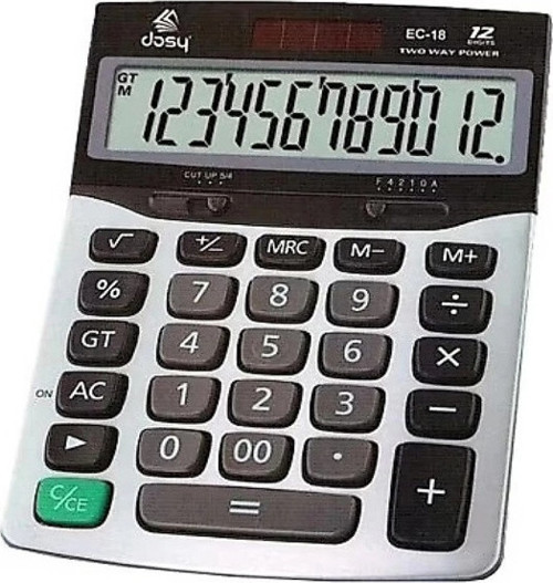 Hesap Makinesi 12 Haneli Ec-18