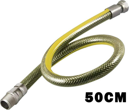 Flex Çelik Örgülü 50cm Doğalgaz Hortumu