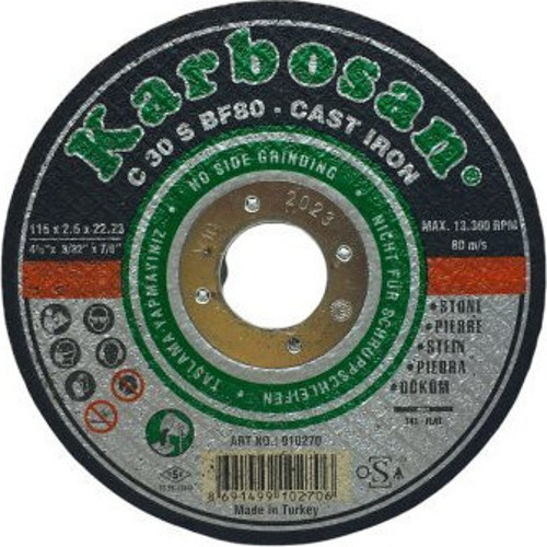 10270 Sc Mermer Kesici Disk 115MMX2.5x22 Spral Taşı