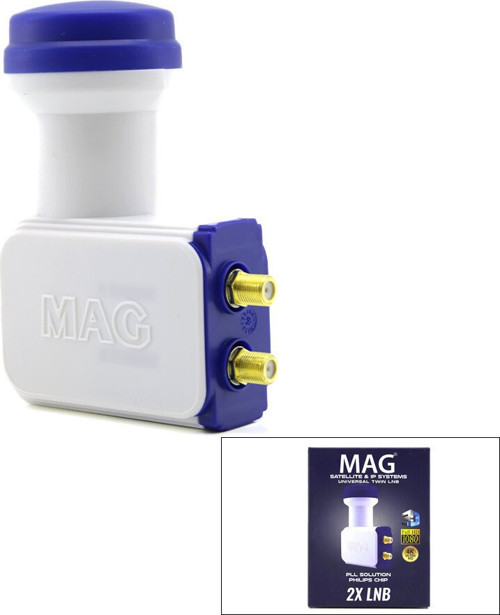 Rose Mag Uydu Unıversal Twin 0.1DB 3D 2'li Full Hd Lnb