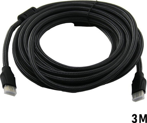 Rose RC-112-3 Kablo V1.4 3mt Hdmı Örgülü İpli Computer Cable