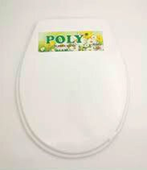 Poly ET-011 Beyaz Yumuşak Klozet Kapak Büyük Puf