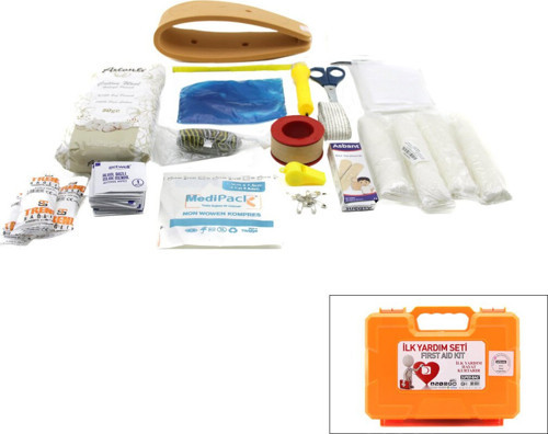 Super-Bag ASR-5015 İlk Yardım Seti Büyük Fırst Aıd Kıt Plastik Çantalı