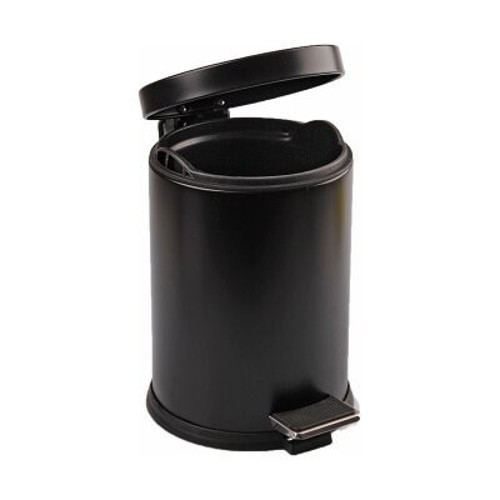 Tema LZR-813-S Pedallı Metal Çöp Kovası 5lt Siyah