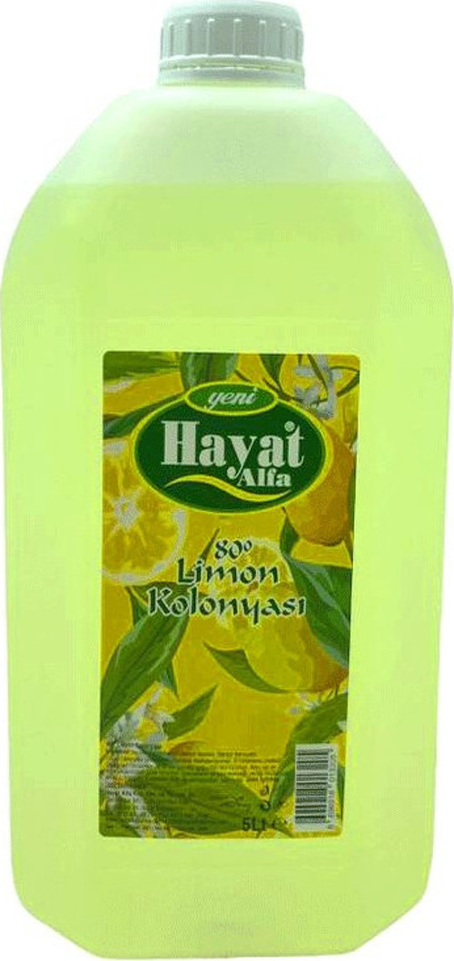 Hayat Kolonya Bidon 5lt Limon