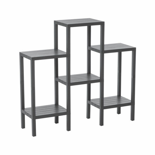 OM-1108-0150-0015-0008 (6 Raflı ve Gri) Modüler Ünite Plastik Düz