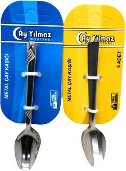 Ay Yılmaz Metal Çay Kaşık 6 Adet