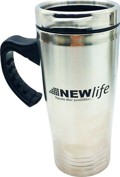 Newlife CLKN-1457 Termos Bardak 450ml Uzun Soğuk Sıcak Çift Çelik