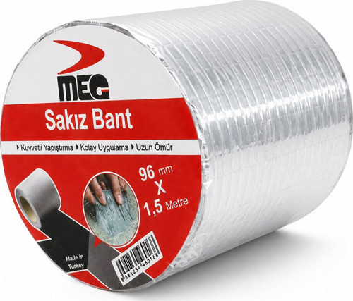 Meg Gum Tape Su Sızdırmaz Sakız Tamir Bantı 96MMX1.5mt Bandı