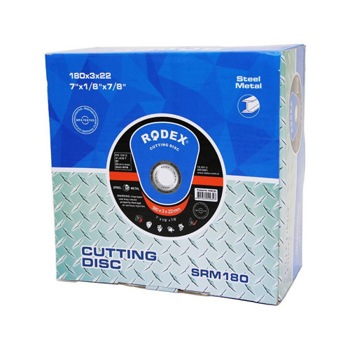 Rodex SRM-180 Metal Kesici Disk For Metal 180x3x22mm Spral Taşı