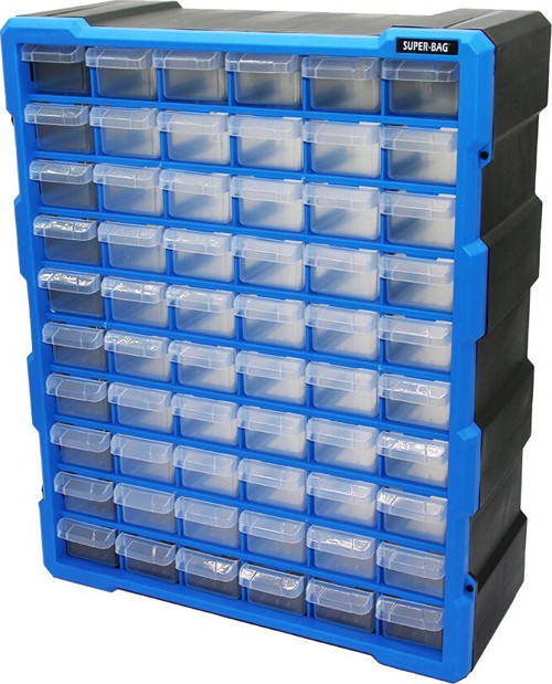 Super-Bag ASR-6000 Asmalı Monoblock Çekmece Seti 38.1x15.7x47.5cm 60'li